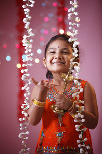 Portrait of a smiling girl