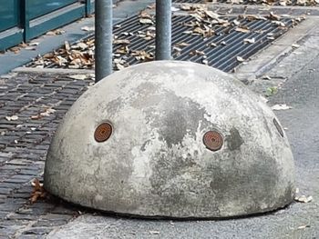 Close-up of railroad track