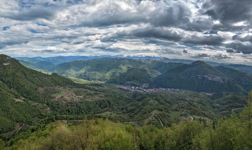 Scenic view of landscape against sky