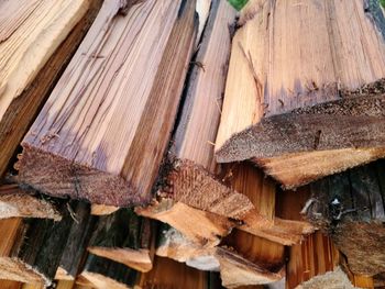 Full frame shot of wooden roof and building