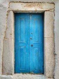 Blue aegean doors 
