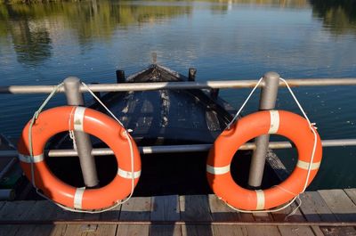 Boats in sea