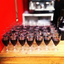 Close-up of food on table