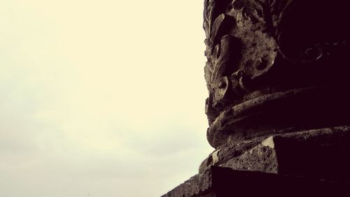 Low angle view of built structure against sky