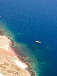 Boats in sea