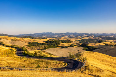 Road to paradise - tuscany - golden hour sunset