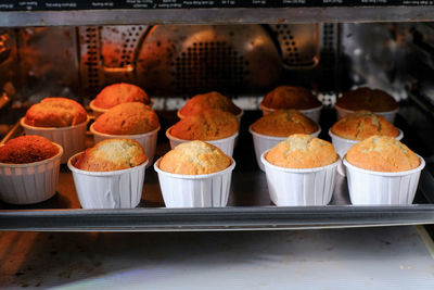 Variety of food for sale in store