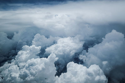 Low angle view of clouds in sky