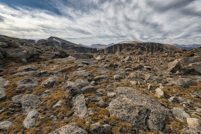 Landscape in the rocky mountains, colorado