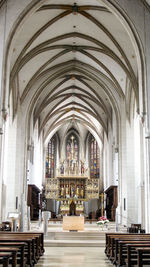 Interior of historic church