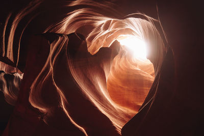 Close-up of rock formation