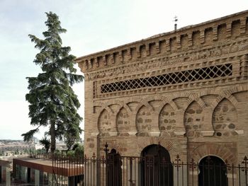 Low angle view of building against sky