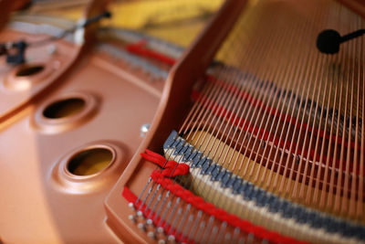 Close-up of musical instrument