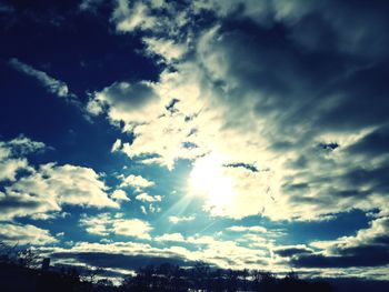 Low angle view of cloudscape