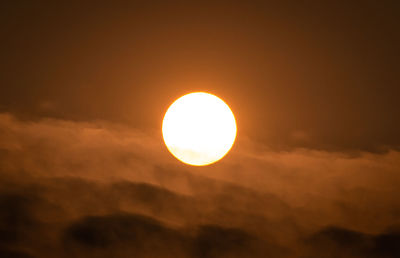 Scenic view of sky during sunset