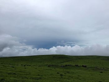 Scenic view of landscape against sky