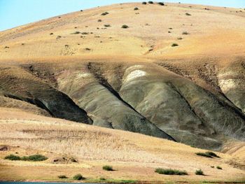 Rock formations in desert