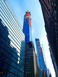 Low angle view of buildings against sky