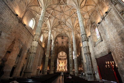 Interior of church