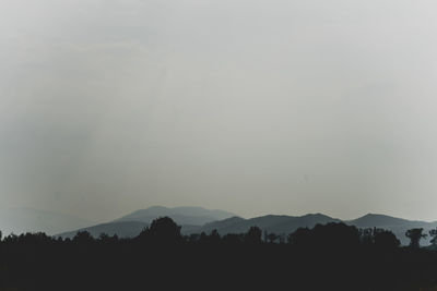 Scenic view of mountain against sky