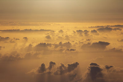 Scenic view of sky during sunset