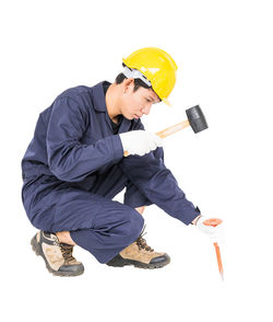 Side view of person wearing hat against white background