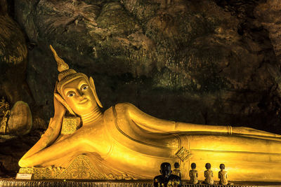 Statue of buddha in temple