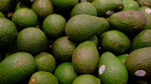 Full frame shot of fruits in market