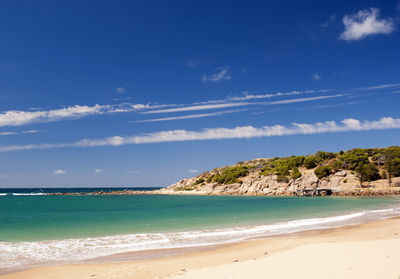 Horseshoe bay near victor harbour in south australia is perfect white sand and clear waters