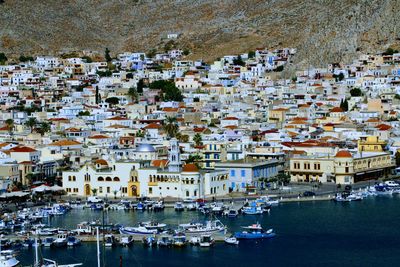 Aerial view of city