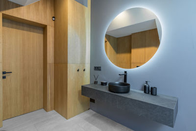 Interior of bathroom