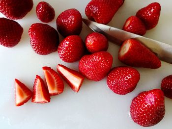 Close-up of strawberries