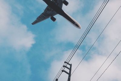 Low angle view of cloudy sky