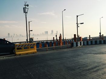 View of road against sky