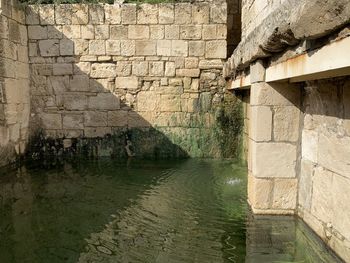 Wall of old building