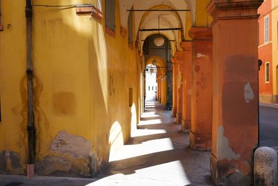 Corridor of building