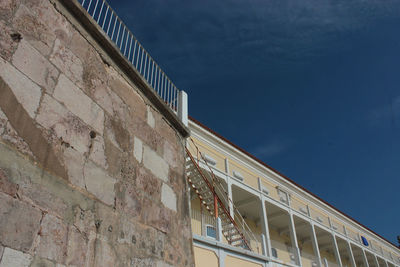 Low angle view of building against sky