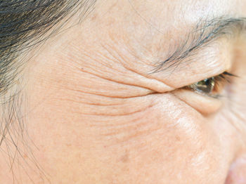 Extreme close-up of woman eye