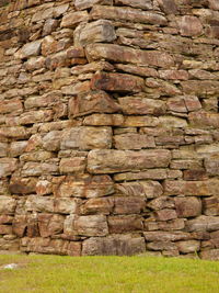 Close-up of stone wall