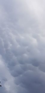 Low angle view of clouds in sky