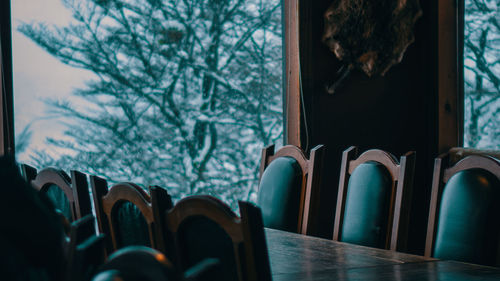 Close-up of shoes at home