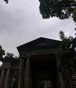 Low angle view of historical building against sky