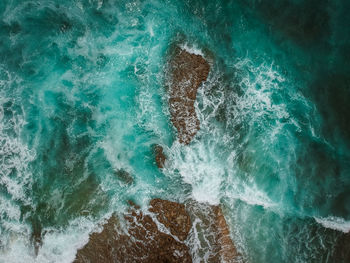 Full frame shot of sea water