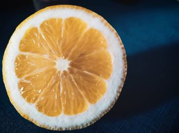 Close-up of lemon slice