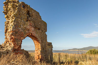 Old ruins against sky