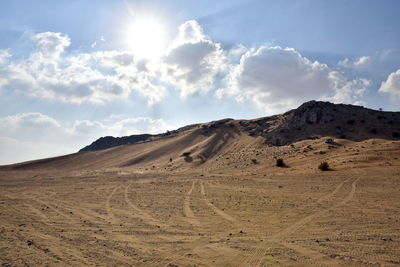 Big red and pink rock, sharjah, uae, off-roading  in uae  visited place by off-roaders