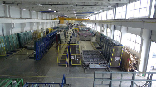 High angle view of machinery