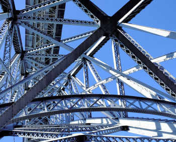 Low angle view of eiffel tower