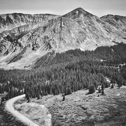 Scenic view of mountains