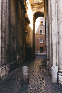 Interior of building
